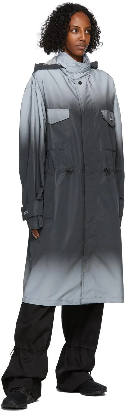 032c Black Reflective Gradient Coat