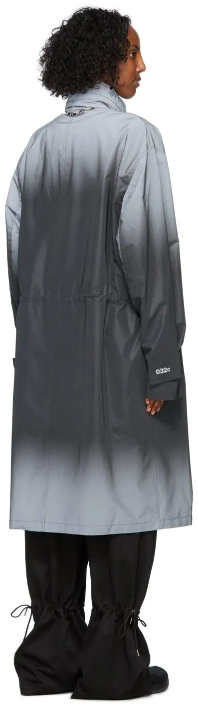 032c Black Reflective Gradient Coat