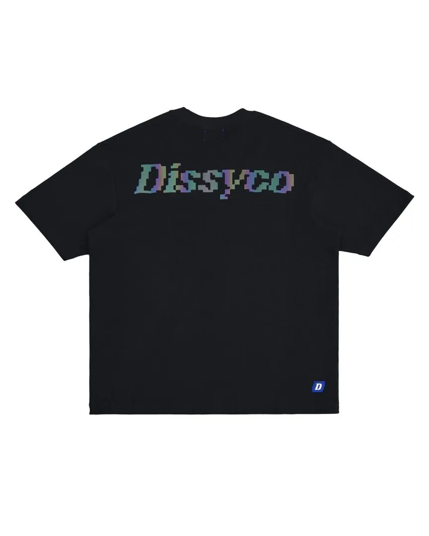  1UP RAINBOW REFLECTIVE TEE (BLACK)