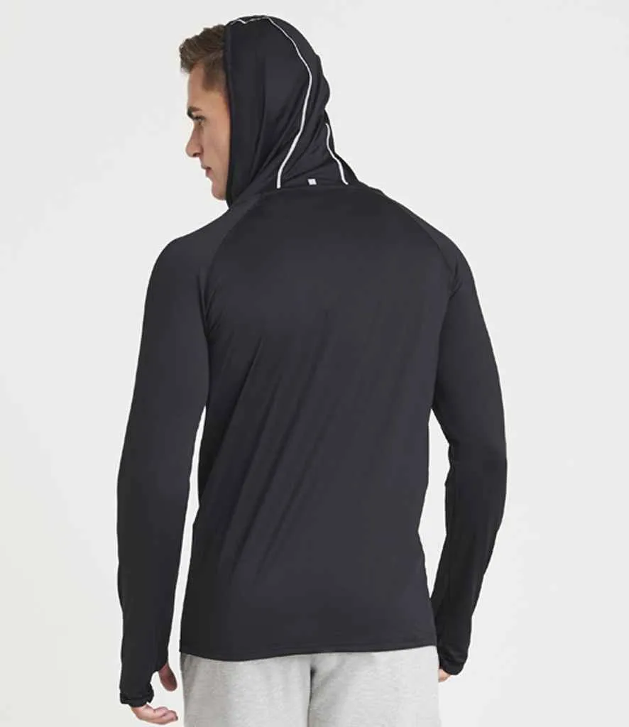 AWDis Cool Cowl Neck Top | Jet Black
