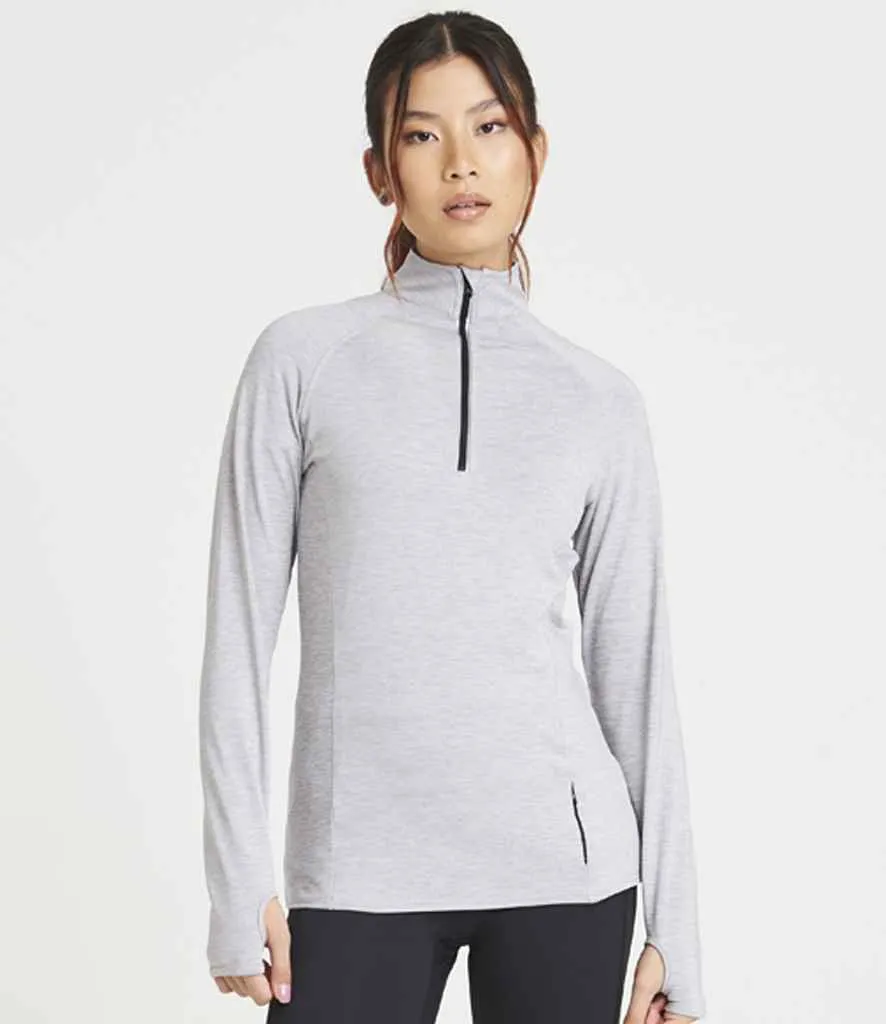 AWDis Ladies Cool-Flex™ Half Zip Top | Silver Grey