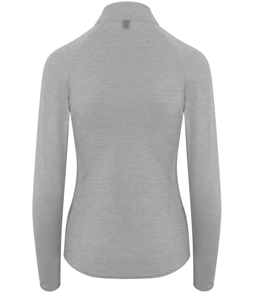 AWDis Ladies Cool-Flex™ Half Zip Top | Silver Grey