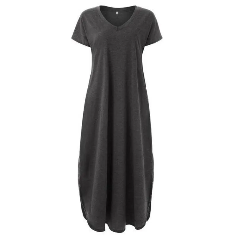 Bohemian Dress - Casual Loose Pocket