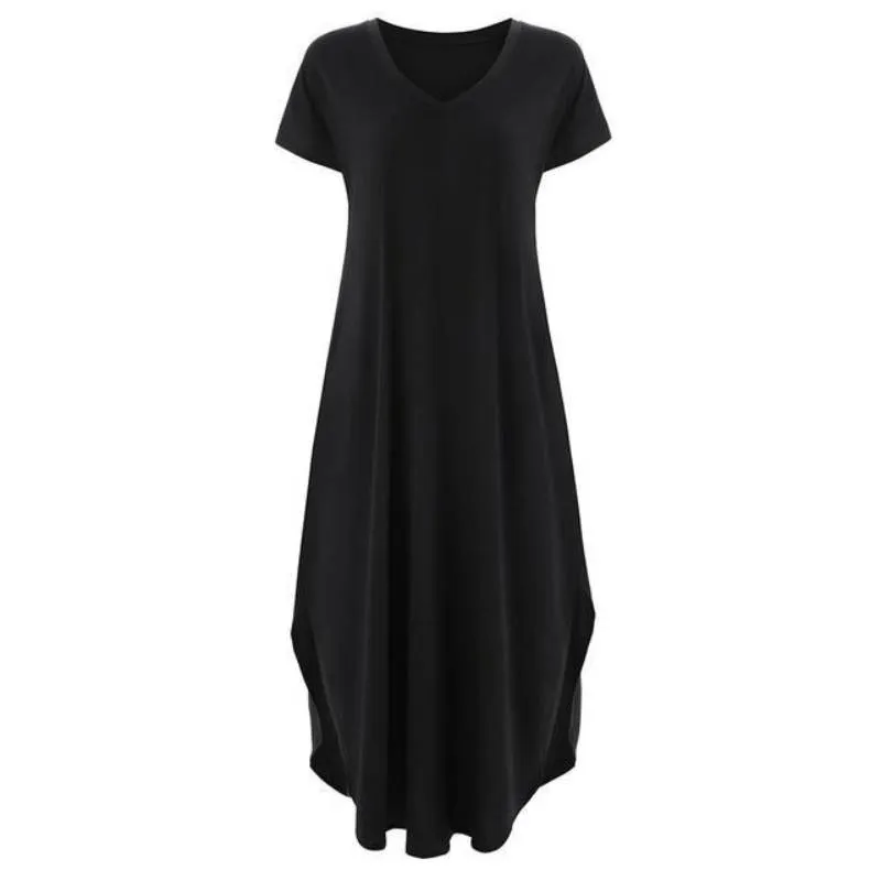 Bohemian Dress - Casual Loose Pocket