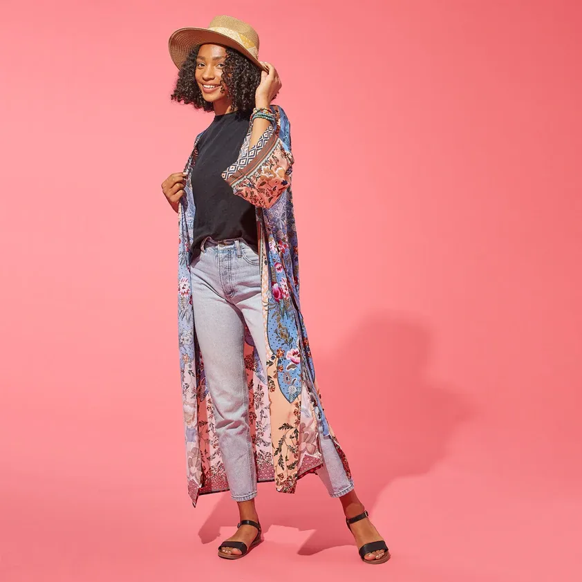 Boho Garden Chic Kimono