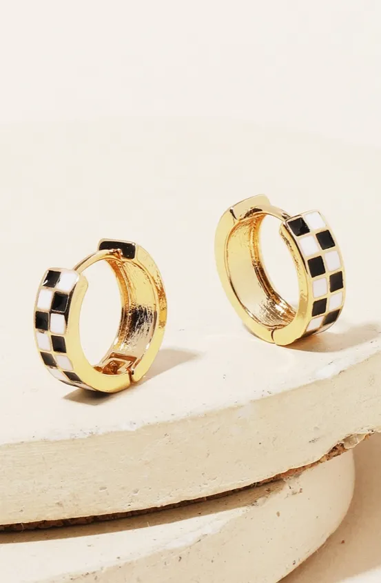 Chic Checks Earrings