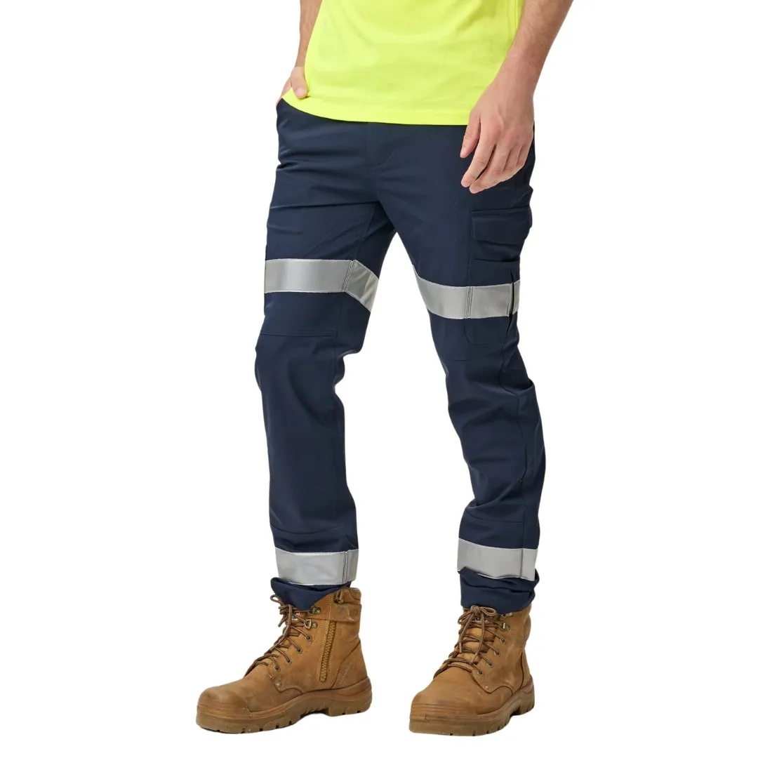 ELWD MENS REFLECTIVE LIGHT PANTS - STRETCHY TAPE