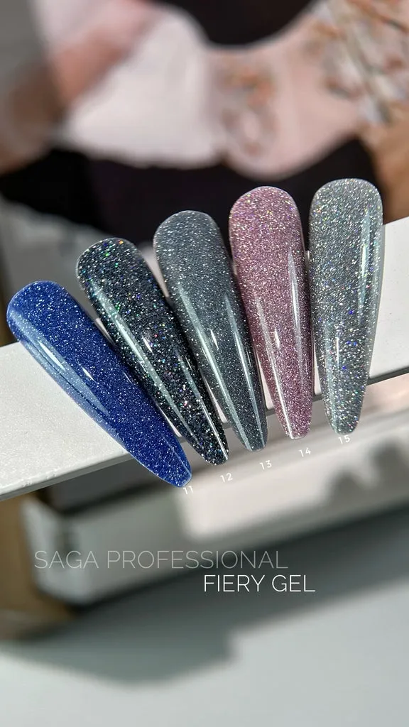 Gel polish Fiery №13 9 ml Saga Professional