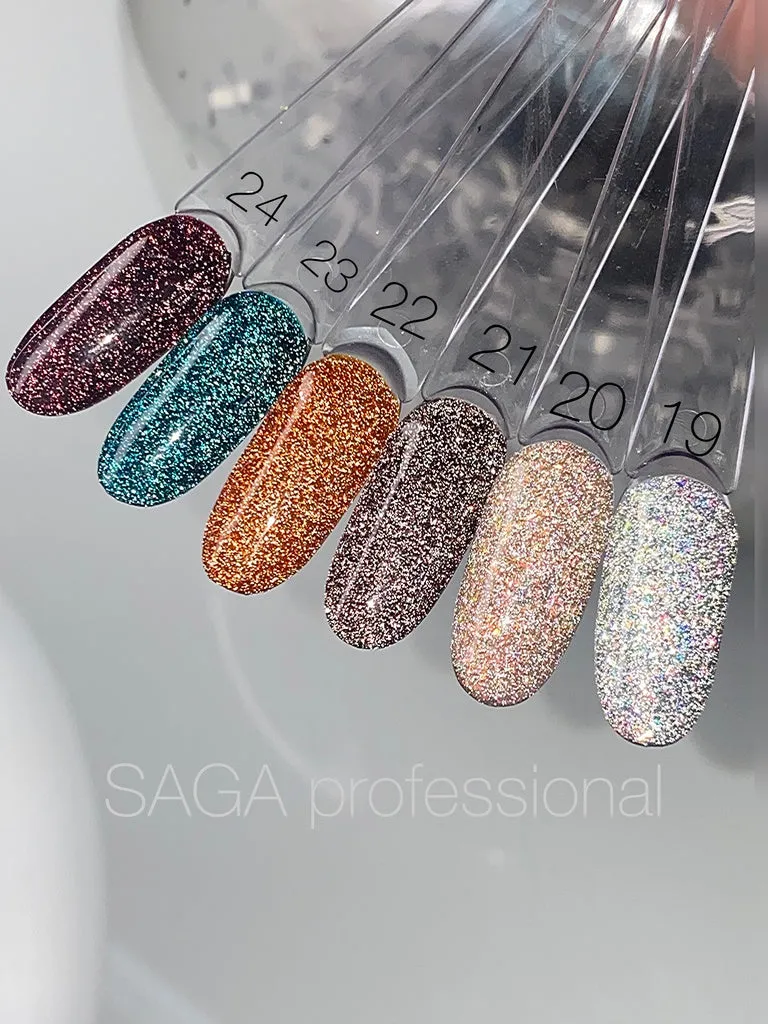 Gel polish Fiery №23 9 ml Saga Professional