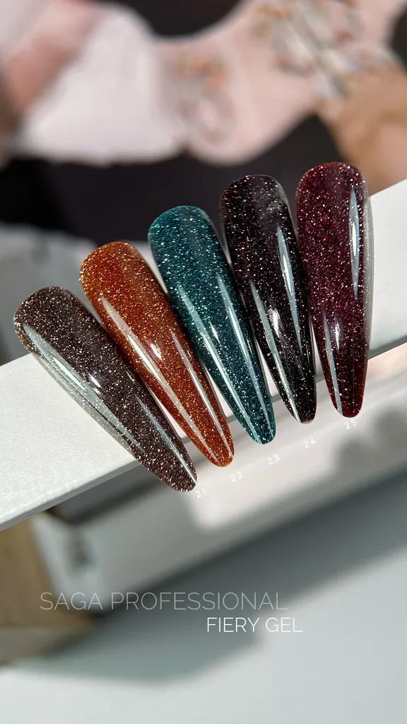Gel polish Fiery №23 9 ml Saga Professional