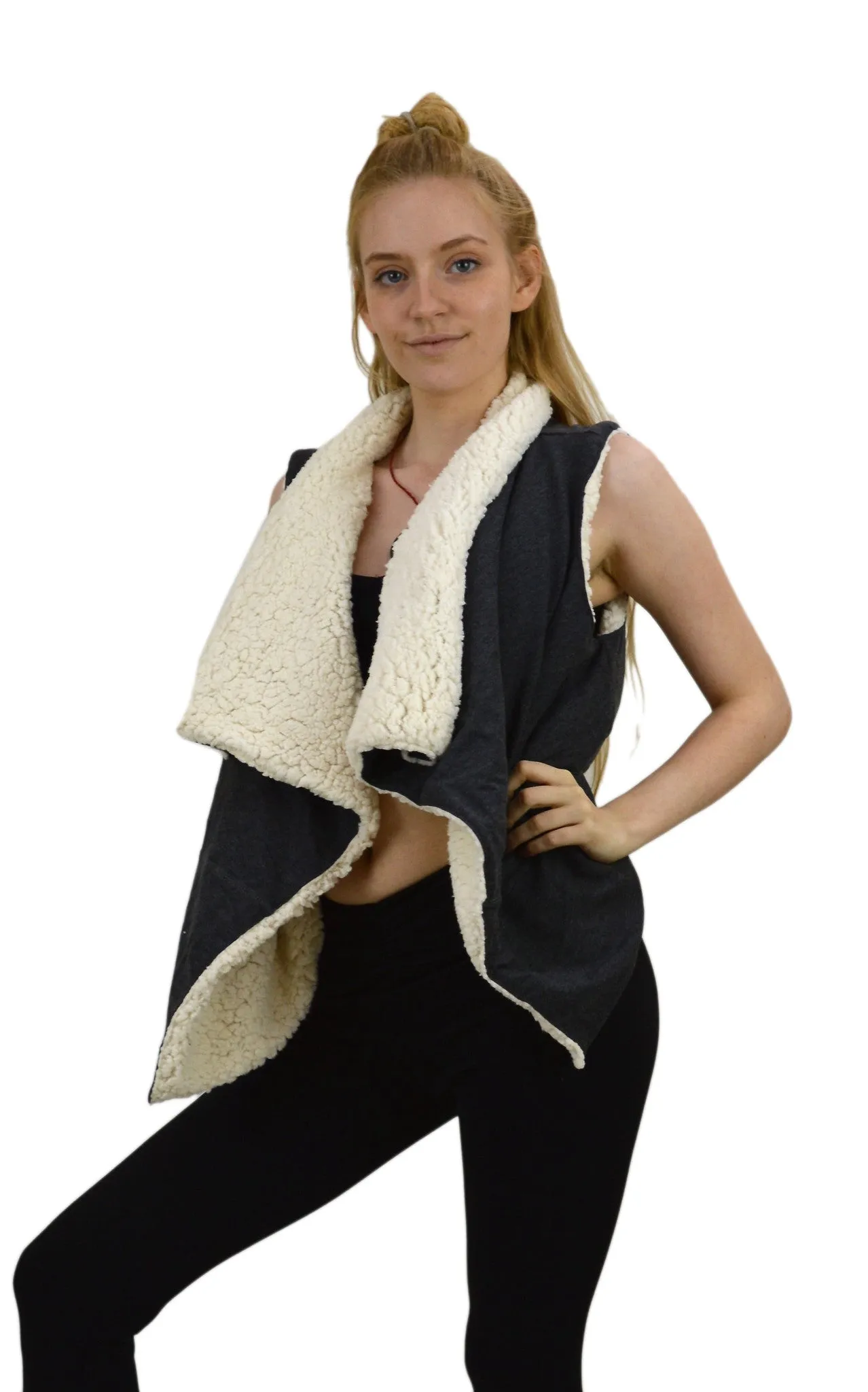 Gillet Polar Fleece sleeveless Waist coat.