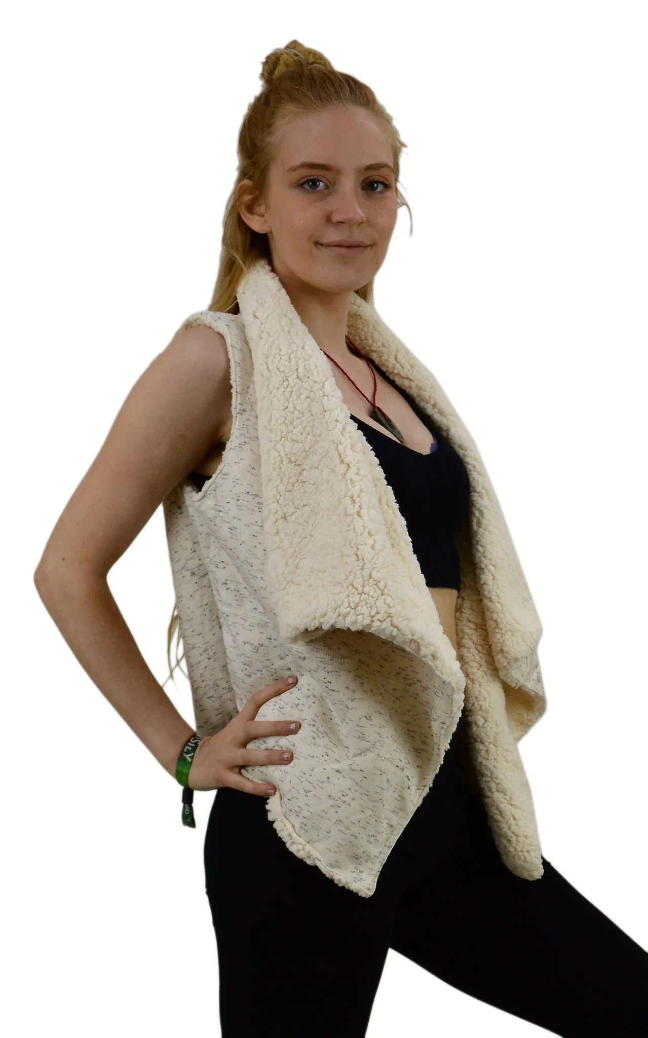 Gillet Polar Fleece sleeveless Waist coat.