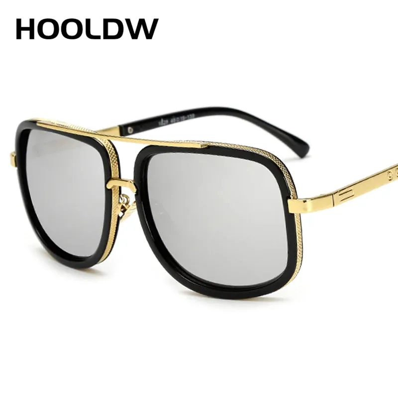 HOOLDW Luxury Oversize Square Sunglasses Men Women Big Frame Outdoor Sports Shades Sun Glasses Driving Goggles Glasses UV400