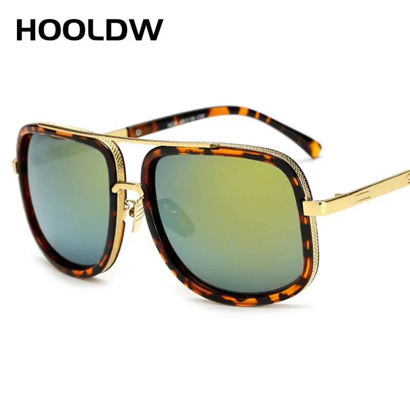 HOOLDW Luxury Oversize Square Sunglasses Men Women Big Frame Outdoor Sports Shades Sun Glasses Driving Goggles Glasses UV400