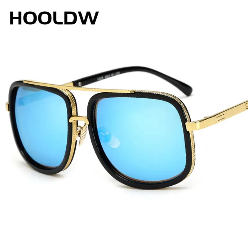 HOOLDW Men Oversized Polarized Sunglasses Big Frame Square Square Sun Glasses Men Women Outdoor Sports Climbing Goggles Eyewear
