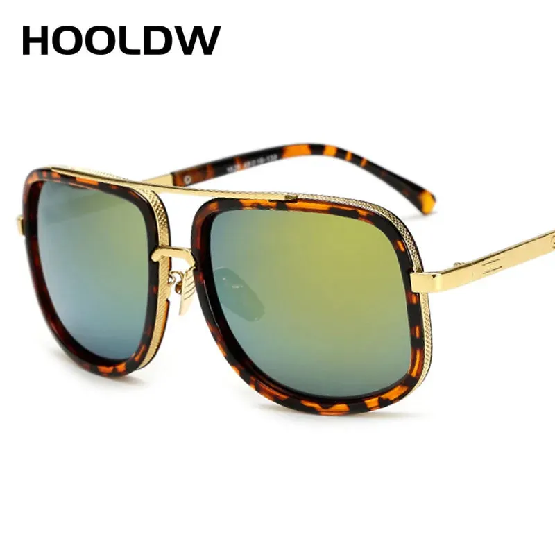 HOOLDW Men Oversized Polarized Sunglasses Big Frame Square Square Sun Glasses Men Women Outdoor Sports Climbing Goggles Eyewear