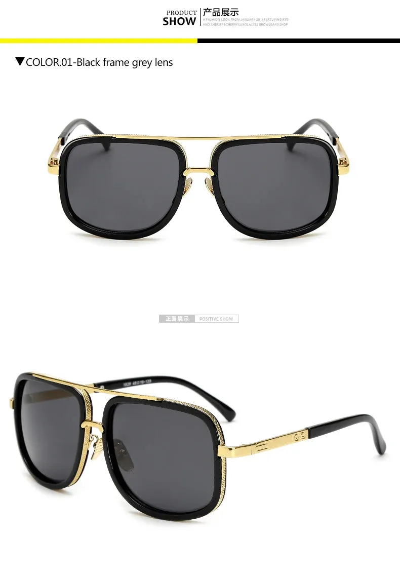 HOOLDW Oversize Square Sunglasses Superstar Luxury Polarized Sun Glasses Men Women Outdoor Sports Driving Shades Glasses UV400