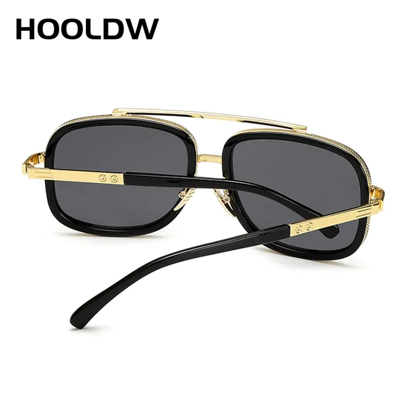 HOOLDW Oversize Square Sunglasses Superstar Luxury Polarized Sun Glasses Men Women Outdoor Sports Driving Shades Glasses UV400