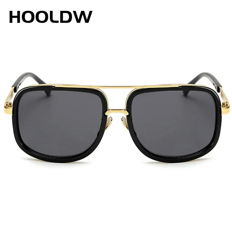 HOOLDW Oversize Square Sunglasses Superstar Luxury Polarized Sun Glasses Men Women Outdoor Sports Driving Shades Glasses UV400