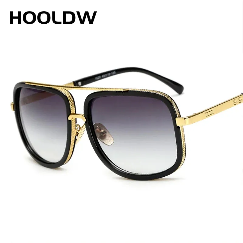 HOOLDW Oversize Square Sunglasses Superstar Luxury Polarized Sun Glasses Men Women Outdoor Sports Driving Shades Glasses UV400