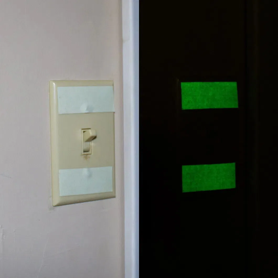Luminous Tape Self-adhesive Night Vision Glow In Dark Safety Warning Reflective Sticker Home Decorations Tape Adhesive
