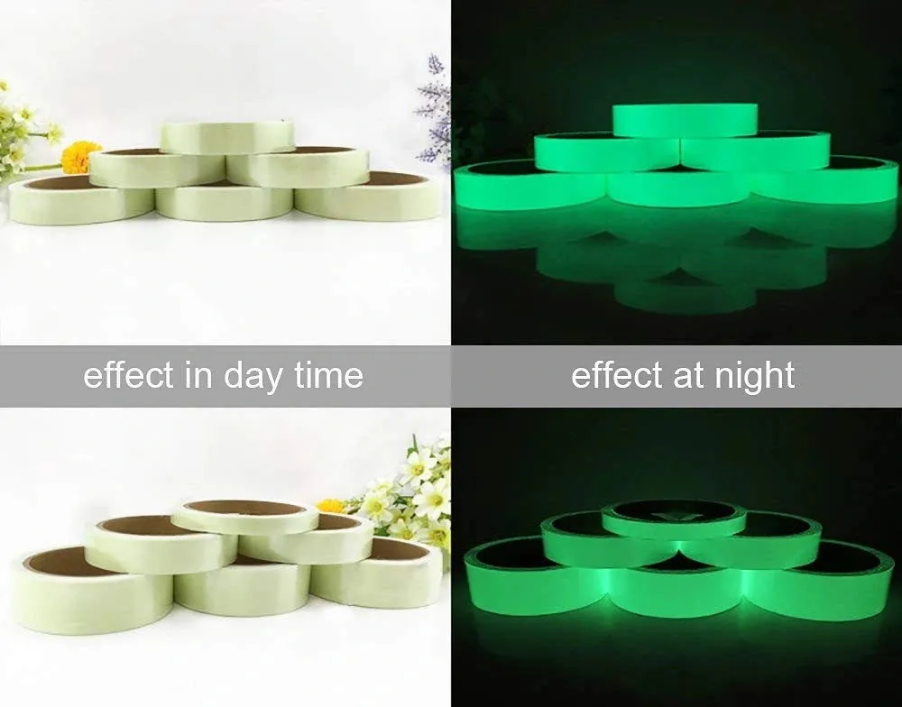 Luminous Tape Self-adhesive Night Vision Glow In Dark Safety Warning Reflective Sticker Home Decorations Tape Adhesive