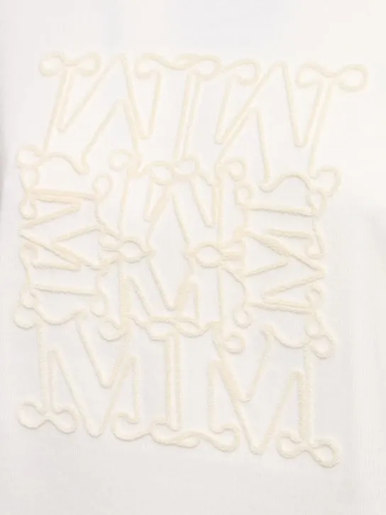 Max Mara   Pamir logo wool knit hoodie 