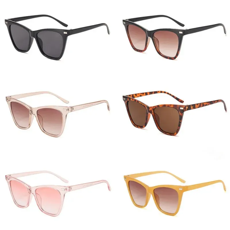 Oversized Cat Eye Sunglasses 2024 Women Shades Trending Men Gradient Sun Glasses Shades UV400 Glasses Goggles