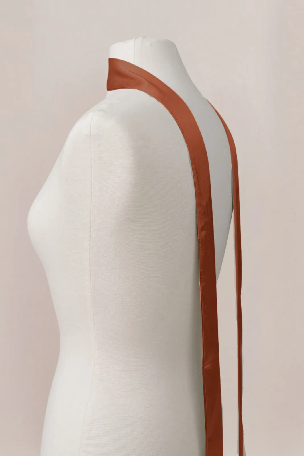 Satin Skinny Scarf | Made To Order