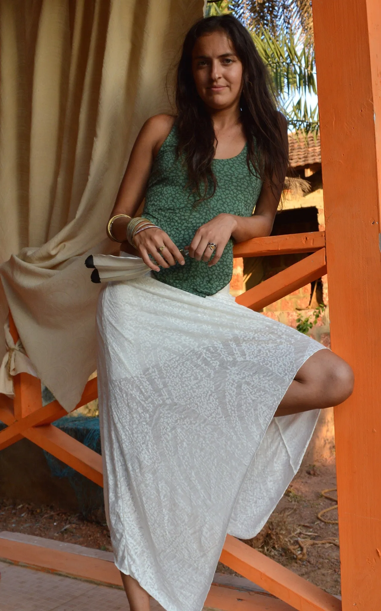 Sheer Boho Gypsy Skirt