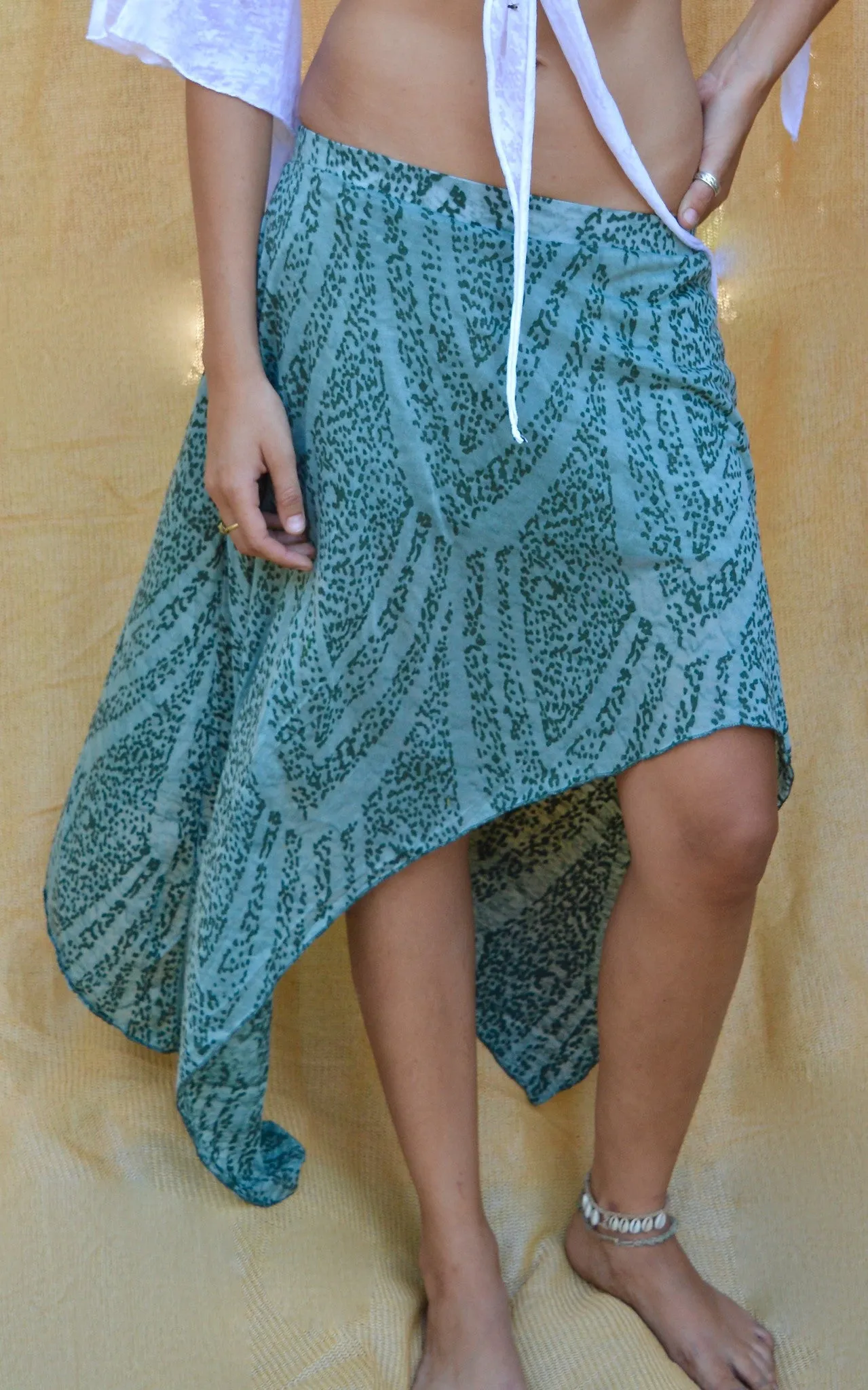 Sheer Boho Gypsy Skirt