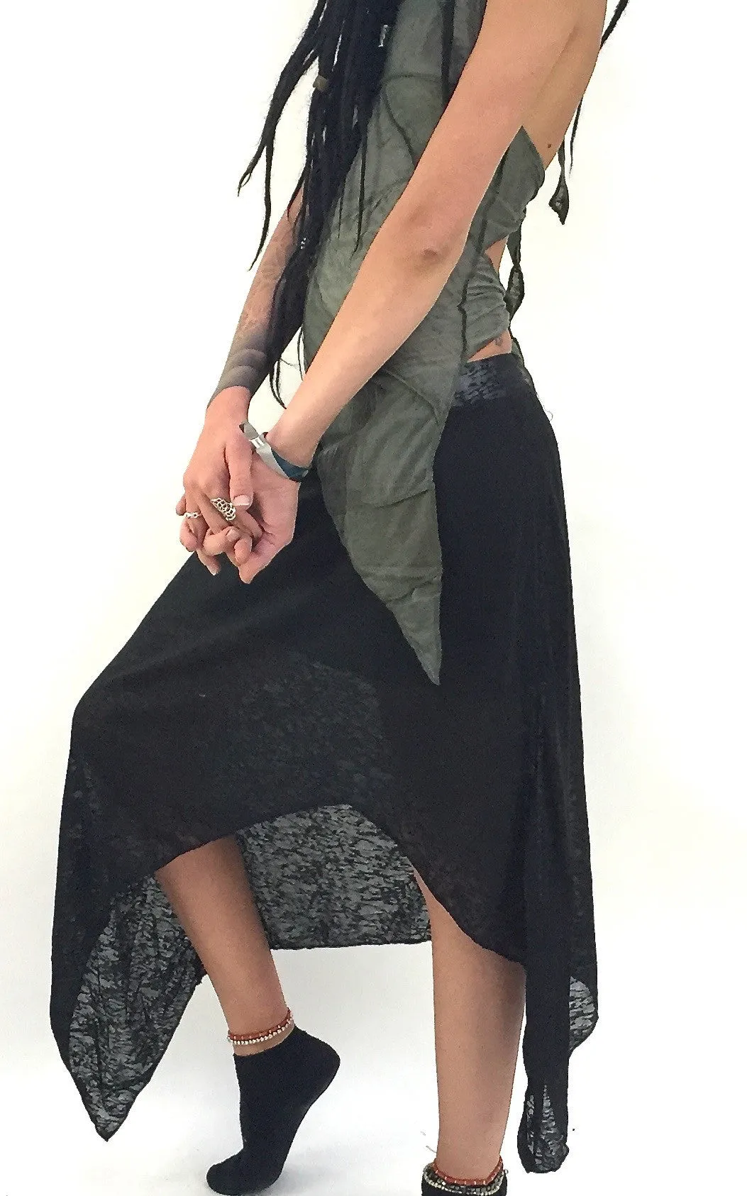 Sheer Boho Gypsy Skirt