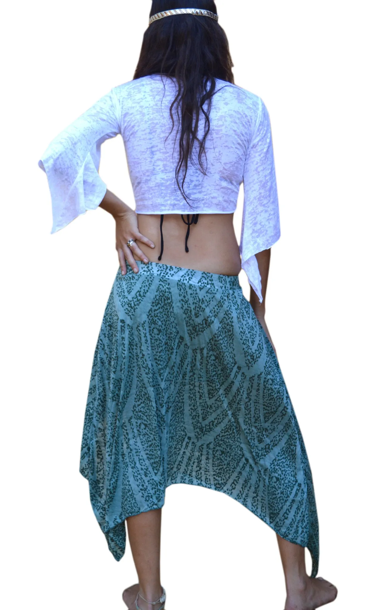 Sheer Boho Gypsy Skirt