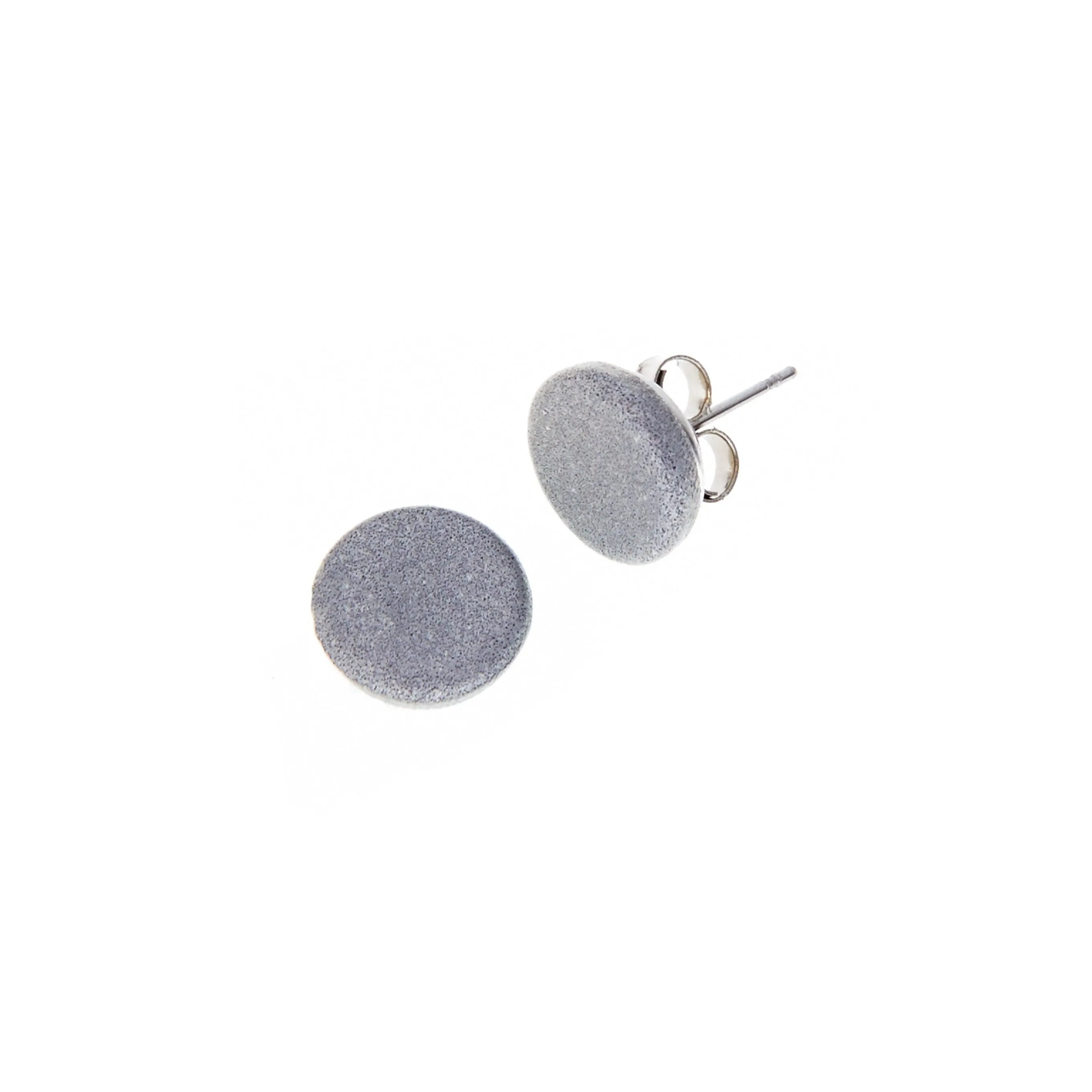 Spotlight Earrings, Reflective Quick Silver