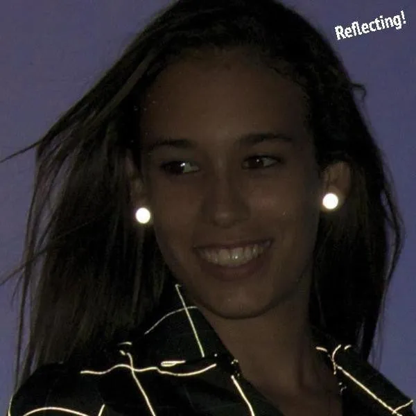 Spotlight Earrings, Reflective Quick Silver