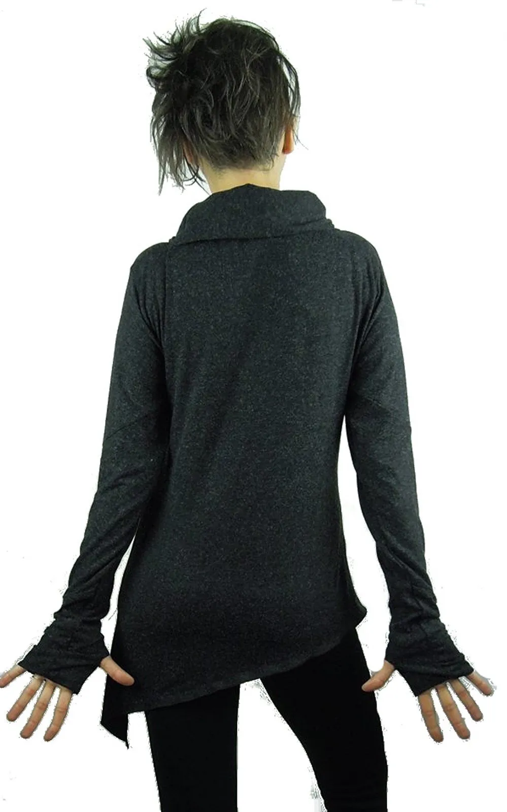 Turtleneck Poloneck Sweater Hoody